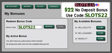 slots lv promo code|Slots.lv Bonus Codes No Deposit Bonus $22 Free .